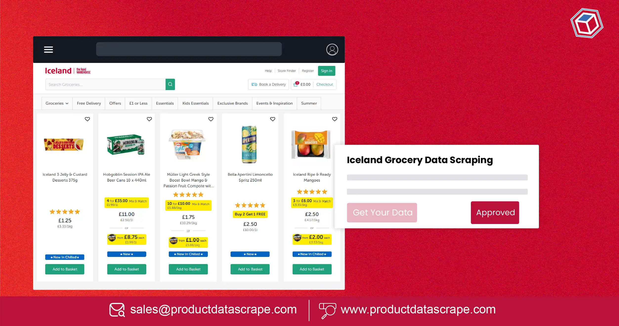 Scrape Iceland Grocery Data